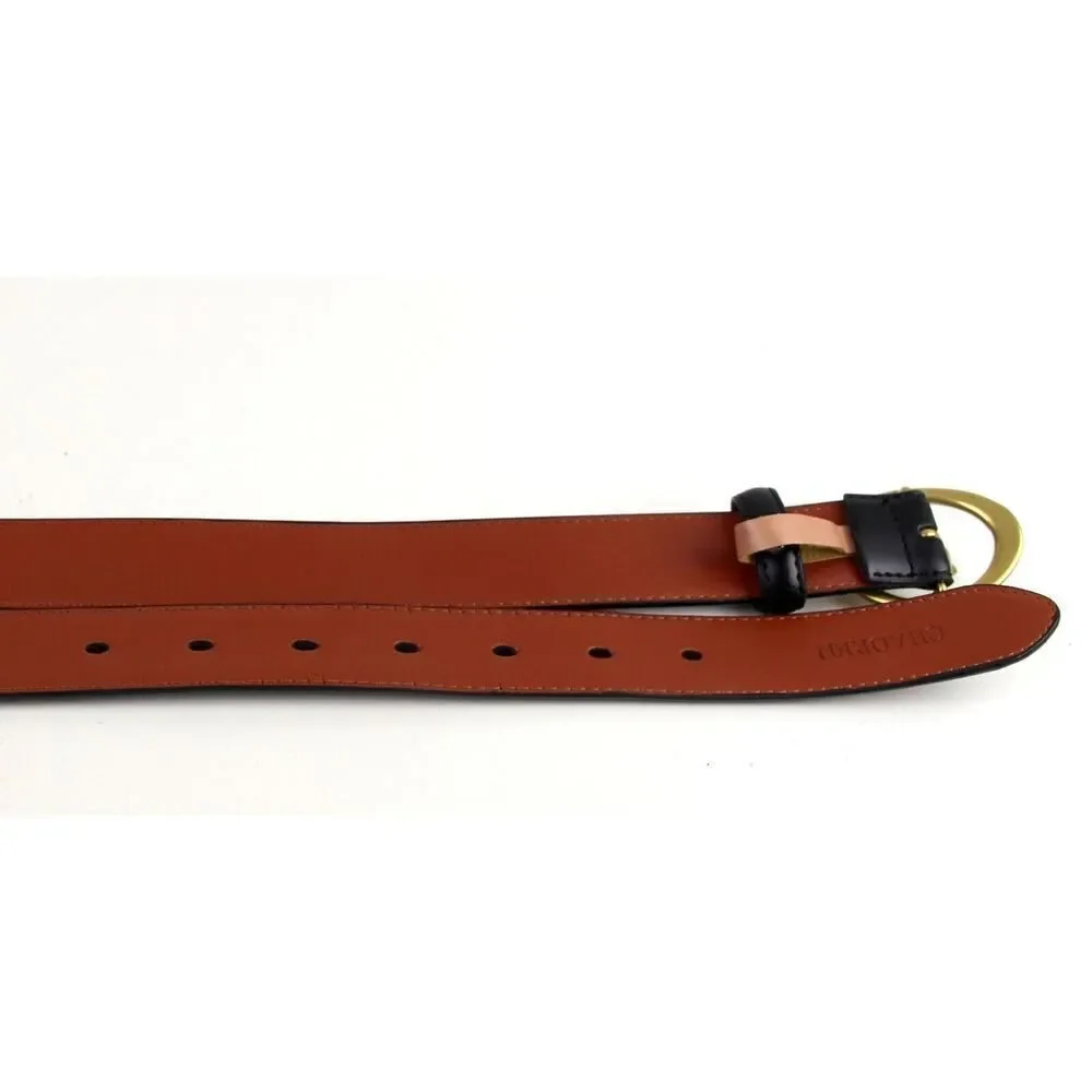 Chaoren BLACK REAL LEATHER 1 1/8